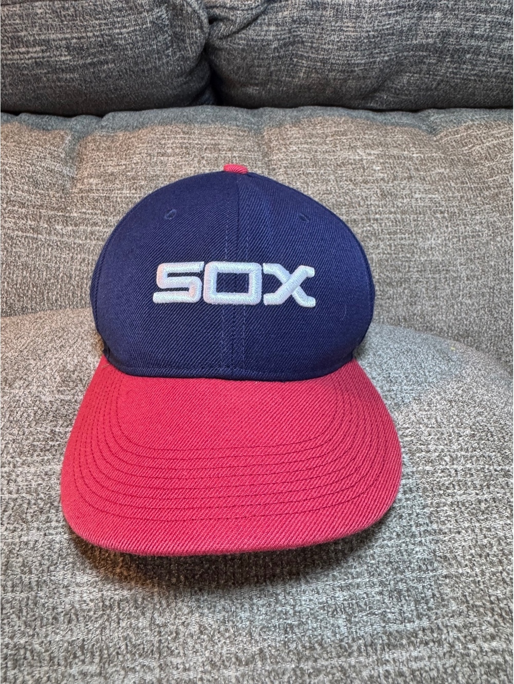 Vintage Nike Chicago White Sox Cooperstown Collection Two-Tone Snapback Hat